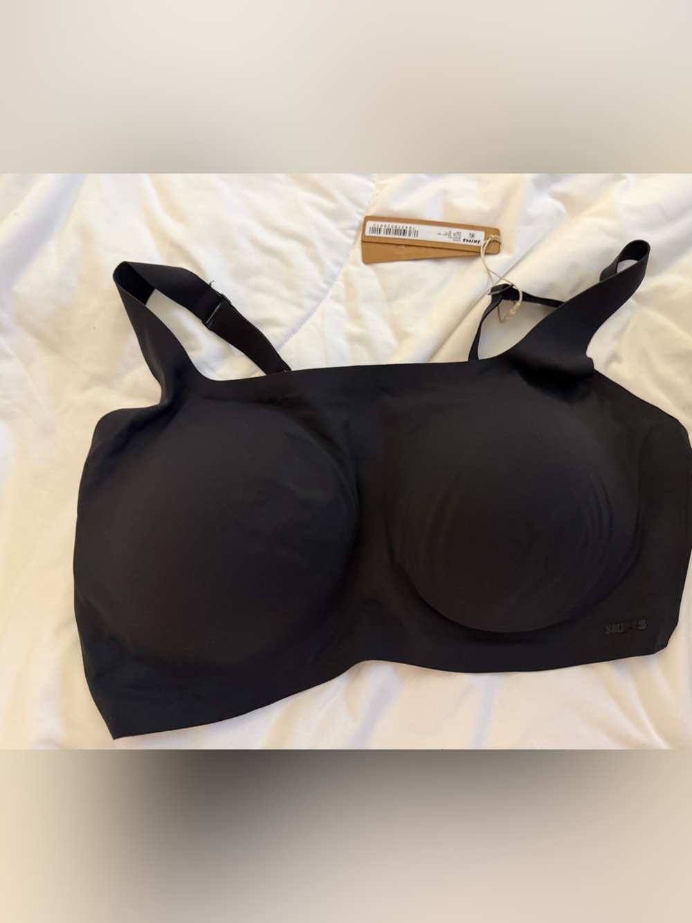 SKIMS Naked Scoop Bra Onyx 2X